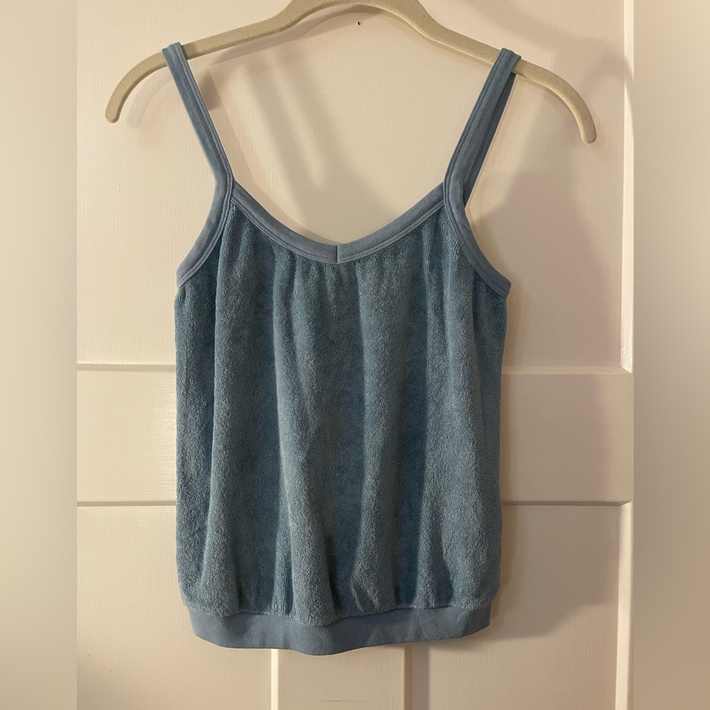 Suzie Kondi French Terry Tank Top - Blue